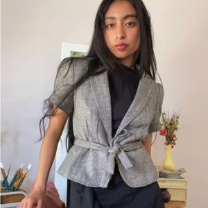 LOFT Tweed button up blazer vest‎